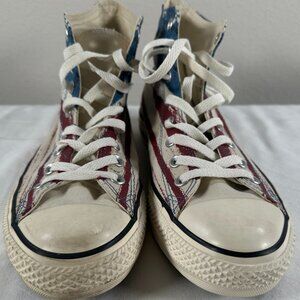 Converse Chuck Taylor All Star High Top Mens Shoes USA Flag Stars & Stripes Sz 9